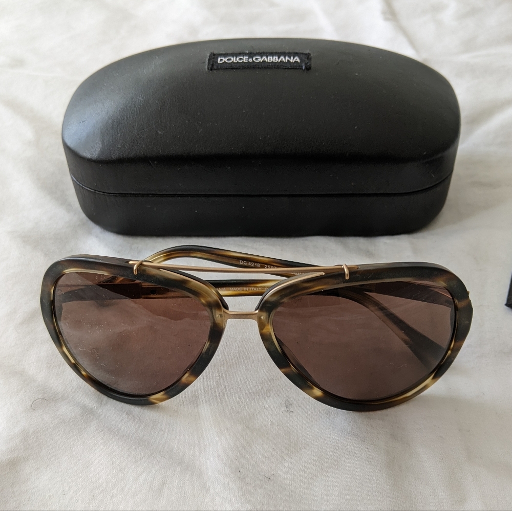 Dolce & Gabbana DG Camouflage Tortoise 4218 Sunglasses